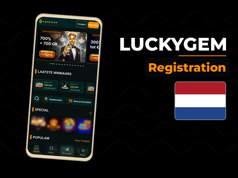 Luckygem - Registration