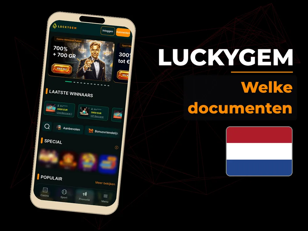 Luckygem - Welke documenten