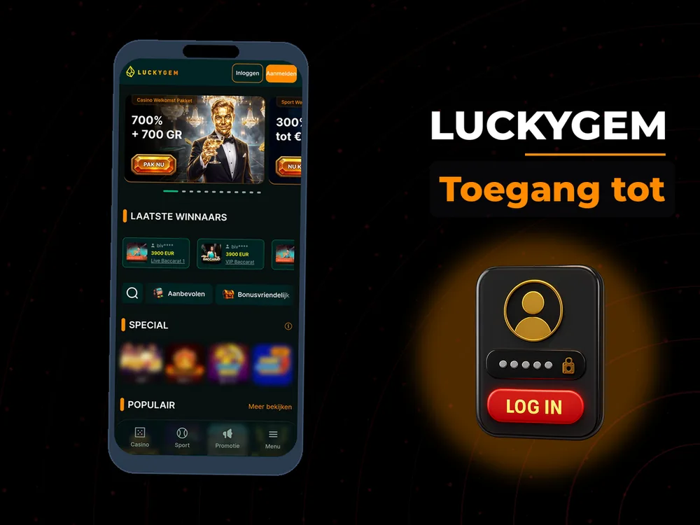 Luckygem - Toegang tot